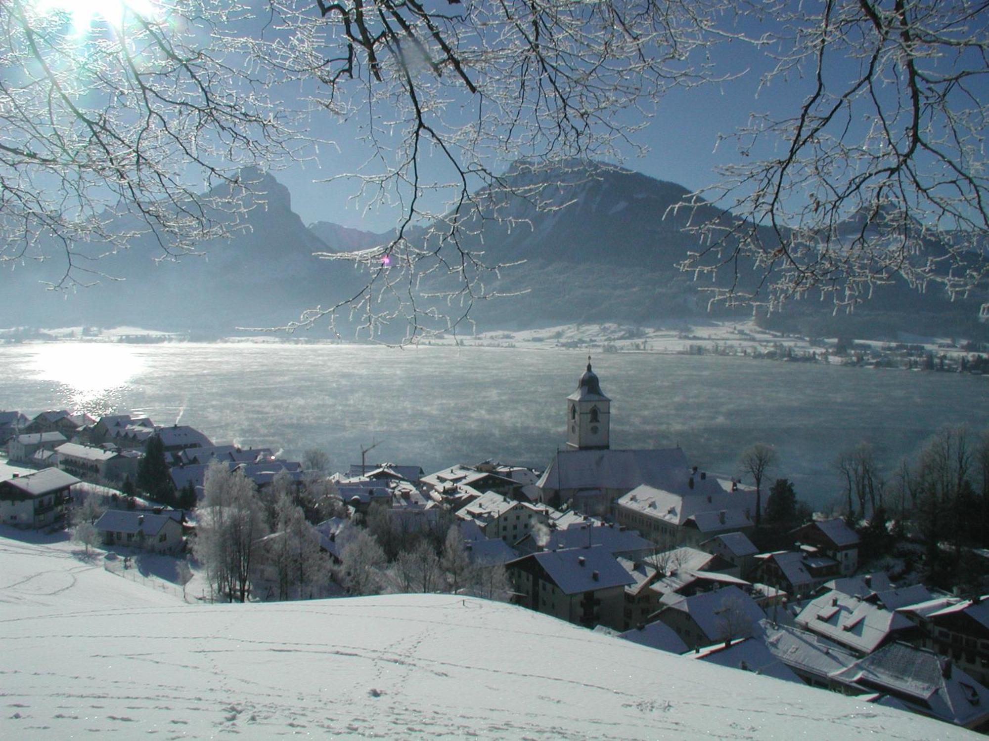 Aberseeblick Pension Ellmauer Sankt Wolfgang im Salzkammergut Екстер'єр фото